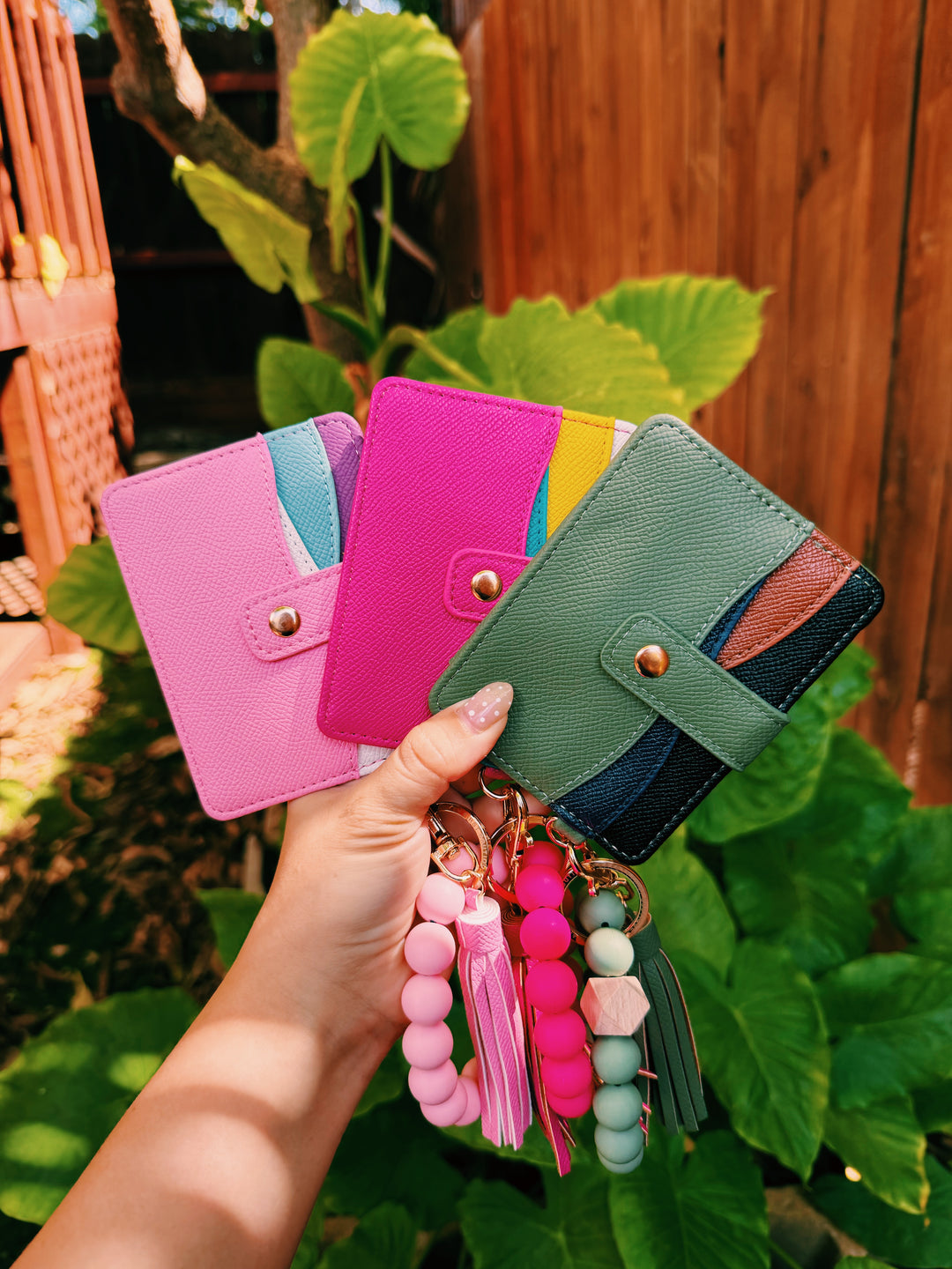 Beaded wallet
