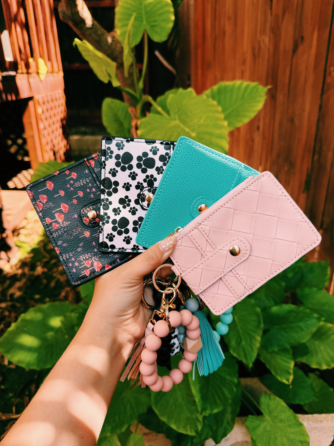Beaded wallet