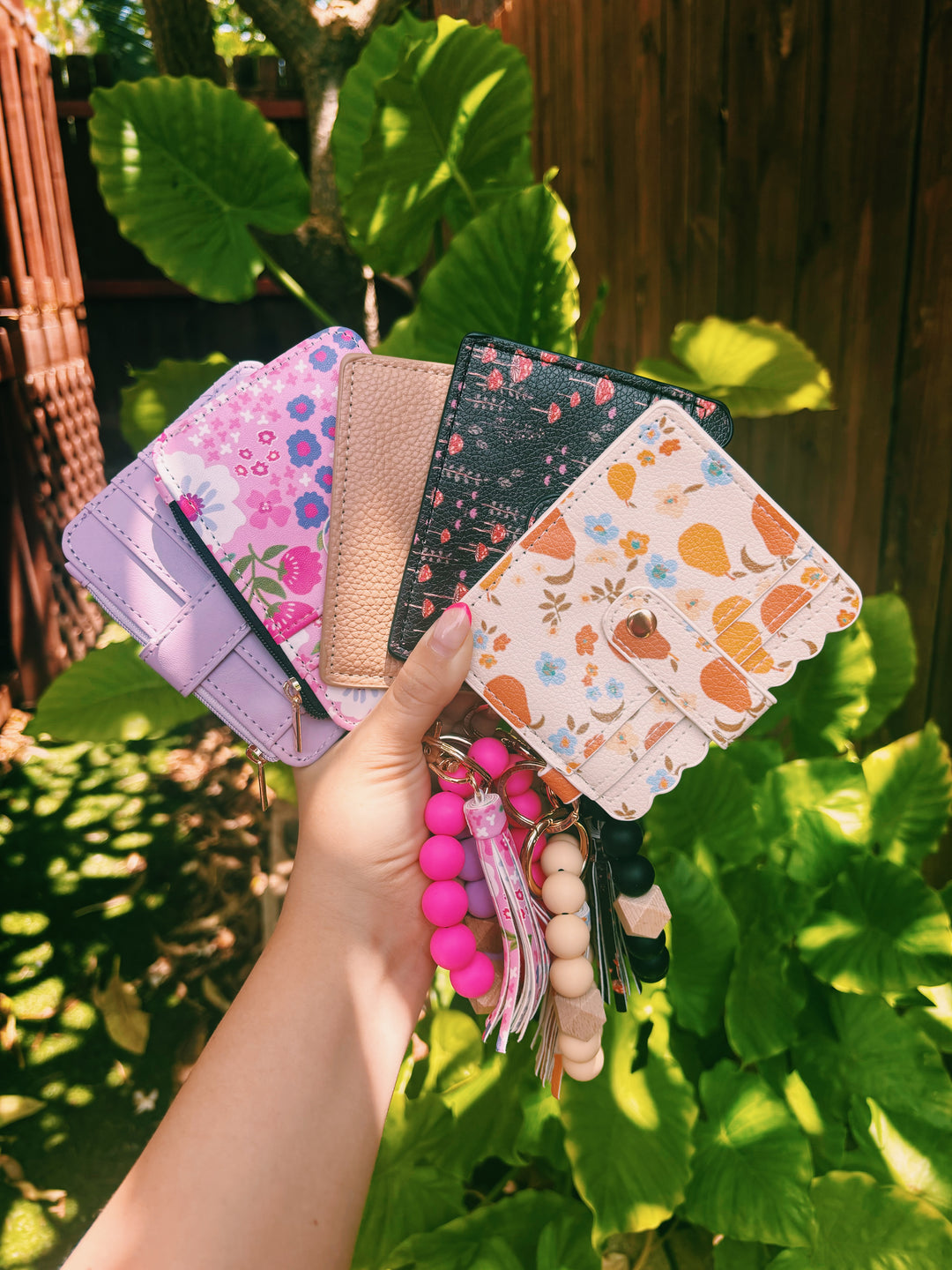 Beaded wallet