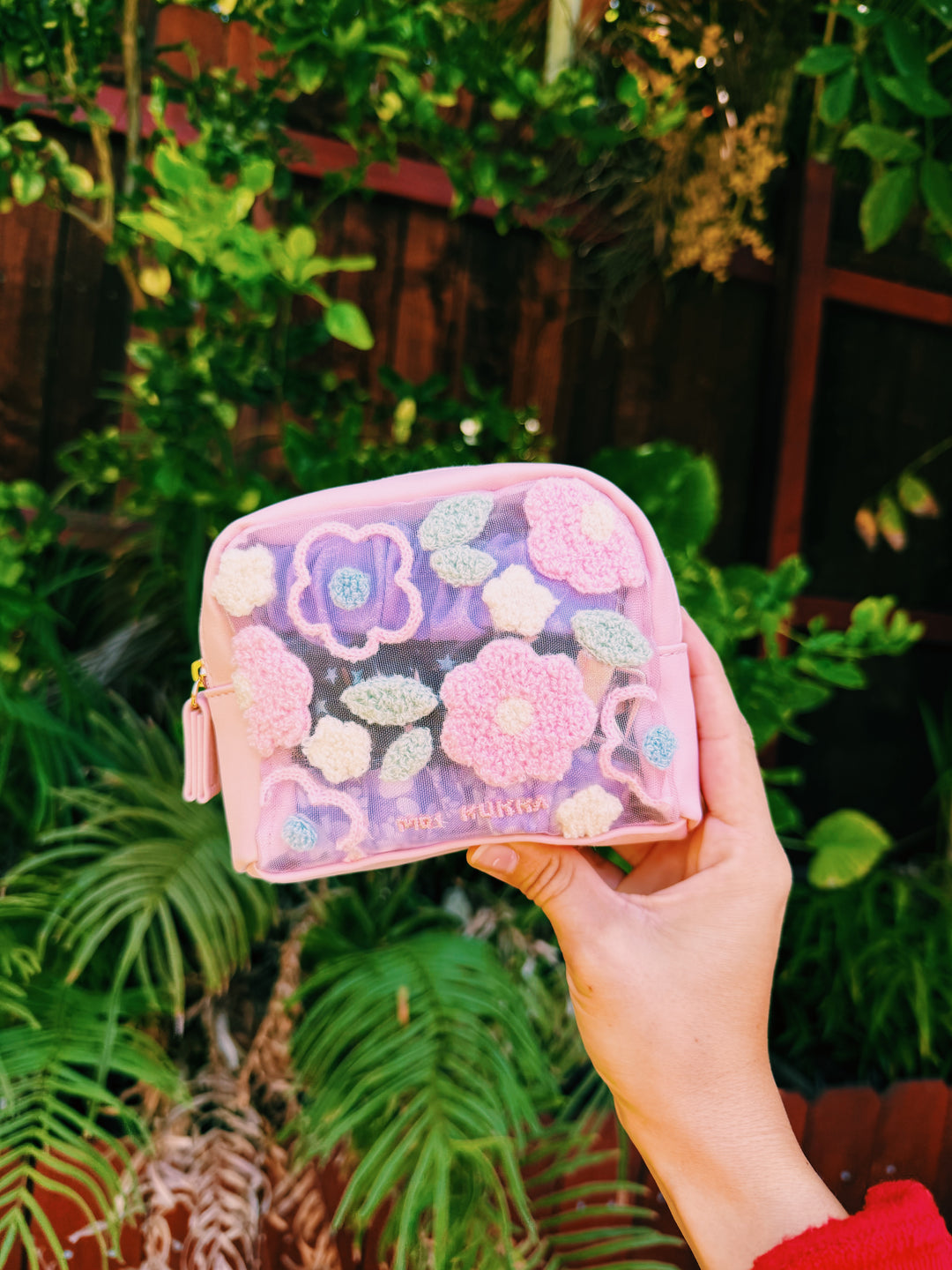 Scrunchie wristlet mystery pouch