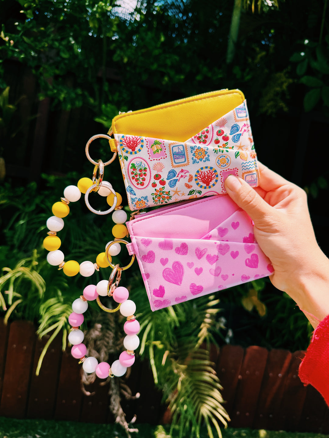 Cartera anillas pedrería