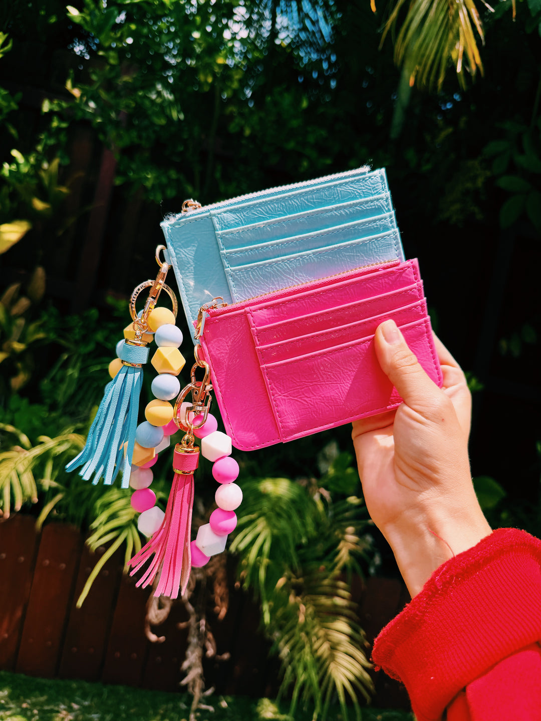 Cartera anillas pedrería