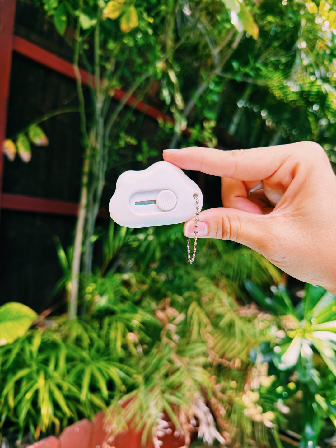 Cloud box opener with keychain